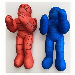Rock’em Sock’em Robots Plush Red Blue Boxing Figures Toy Factory
